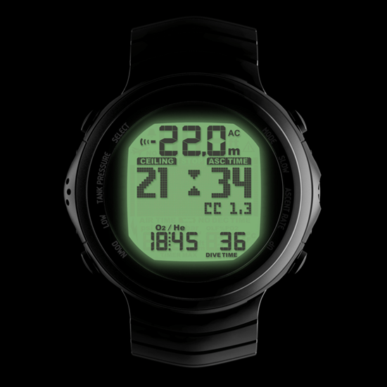 Компьютер DX тит/тит черн. наручный с интерфейсом USB (Black)